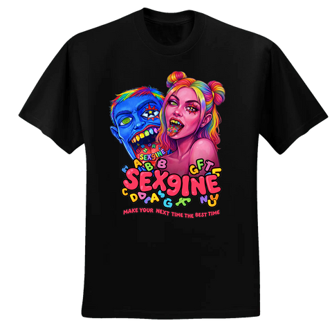 SeX9INE Black T-shirt Love