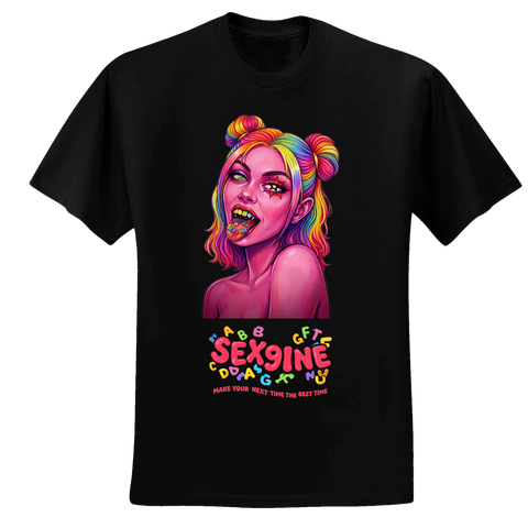 SeX9INE Black T-shirt (Women)