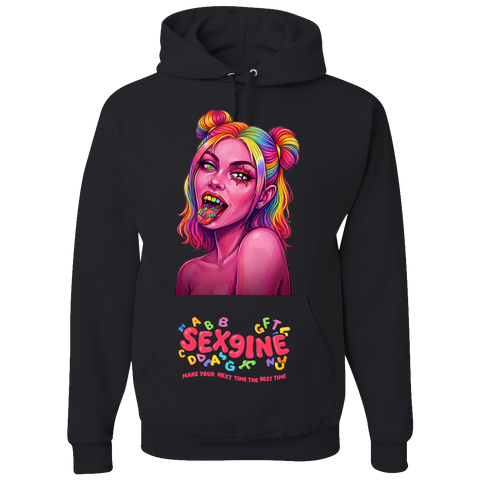 SeX9INE Black Hoodie (Women)